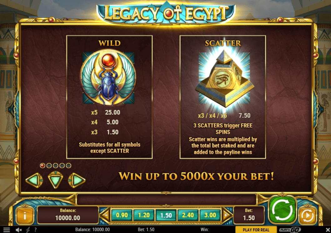 75 Test Spins am Casino Raum